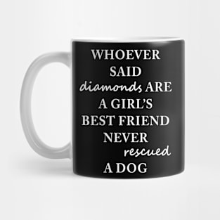 Rescue dog mom Mug